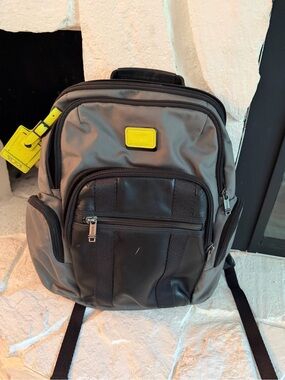 Tumi | Bags | Tumi Alpha Bravo Black Leather Nellis Backpack | Poshmark